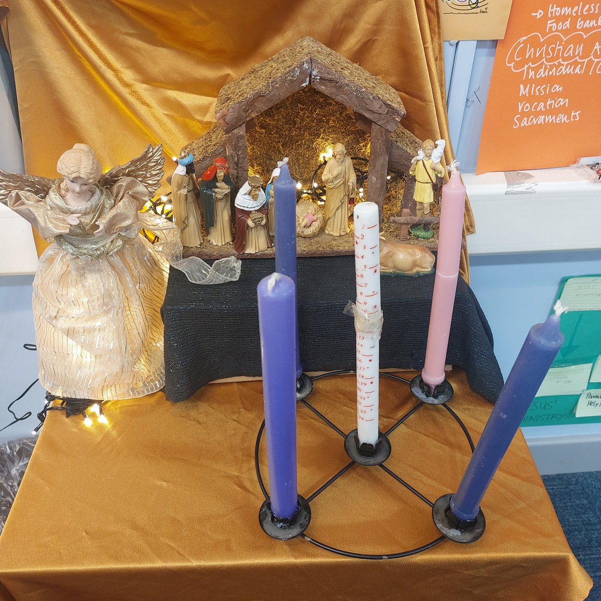 Advent has begun in RE1 @HolyroodSec @MrsHernonTweets @Mrs_HteacherRE @MrSwol_ThinkRE