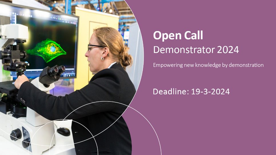 The call ‘Demonstrator 2024’ is now open: the Demonstrator funding allows researchers to further develop their results into a commercial product and make them attractive to the market. Per project €160k is available. nwo.nl/en/news/call-o…