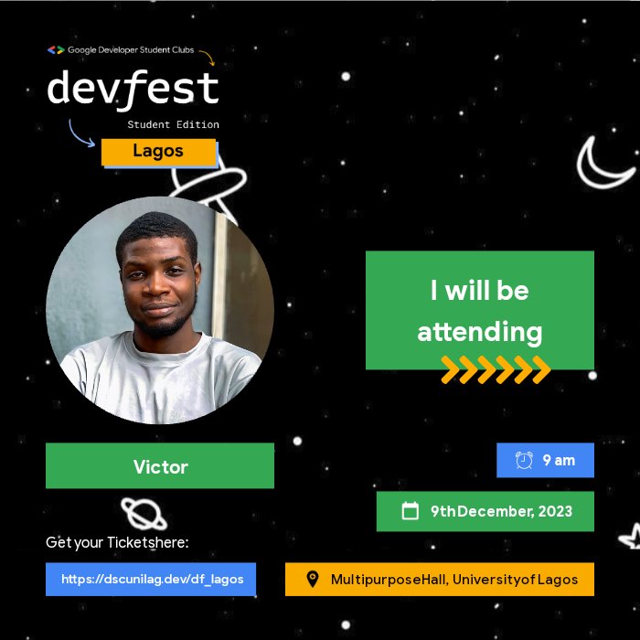 Victor_dev1's tweet photo. Your favorite dev😎 ,will be at #DevFestSE , will you ?👀👀

Better beoo😂, if you missed #devfestlagos, you are meant to be in front seat of #devfestlagosSE 

See you there😎 https://t.co/qORJvhx4yY
