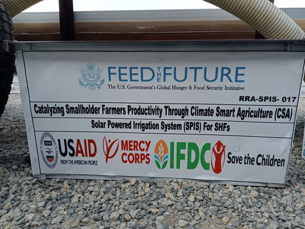 Amb_Ogunsola's tweet photo. The stage is set for the flag-off ceremony and distribution of Solar Powered Irrigation System (SPIS) here at Ribadu Square in Yola.
Building resilient agri-food systems for #SHFs through #SPIS to promote #CSA in Bauchi, #Adamawa, Gombe & Yobe States.
#RuralResilienceActivity https://t.co/jwjZMLMhFT
