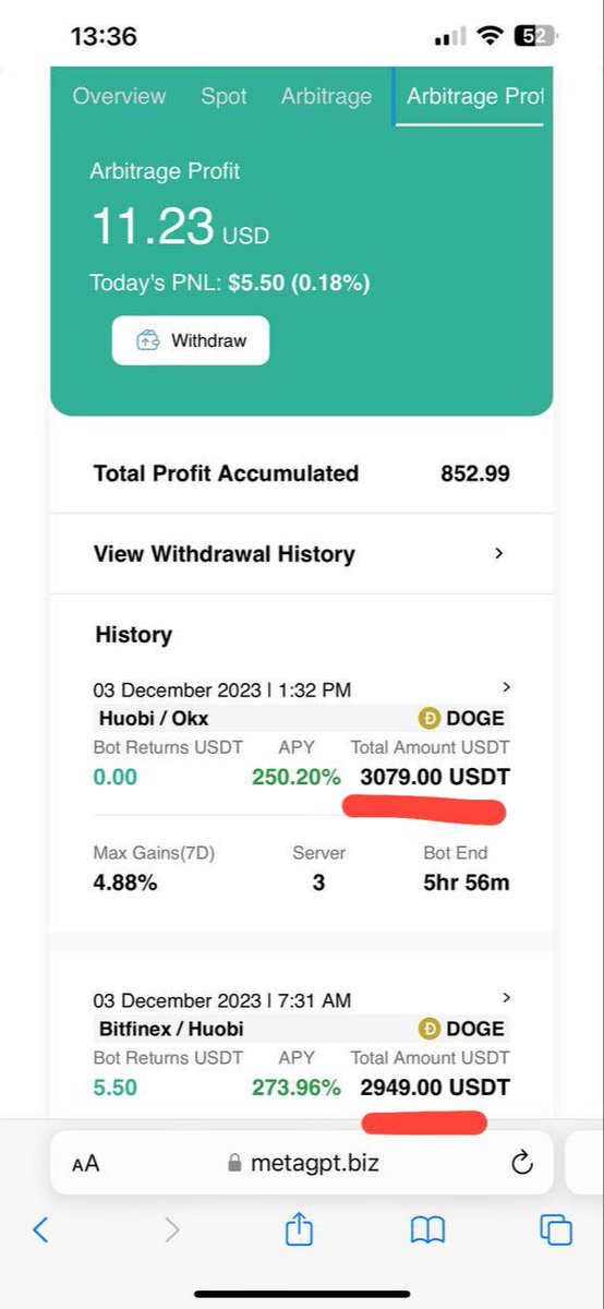 METAGPTGLOBAL's tweet photo. COMPOUNDING DAY ✅

Date : 3/12/2023
Date join : 5/10/2023

Initial capital: 1️⃣0️⃣0️⃣0️⃣💲
Last week capital: 2️⃣9️⃣4️⃣9️⃣💲
Current capital: 3️⃣0️⃣7️⃣9️⃣💲

ROAD TO 10,000$

Register here : 👇
https://t.co/DjIoiFpfwe https://t.co/XHF8ayLVPQ