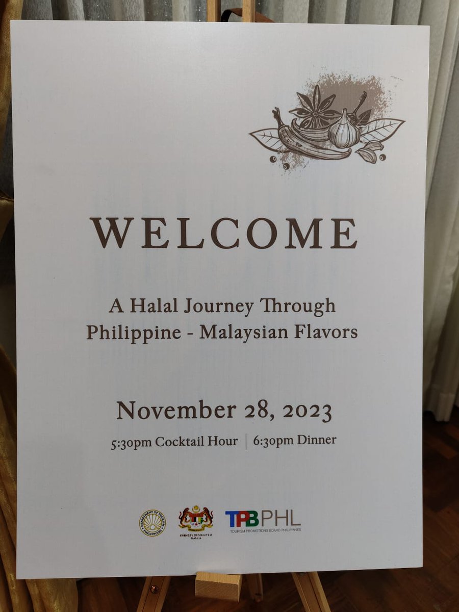 The Embassy of Malaysia in collaboration with the Tourism Promotions Board (TPB) Philippines , hosted the “Halal Journey Through Philippine-Malaysian Flavors” at Rumah Malaysia on 28 November 2023.