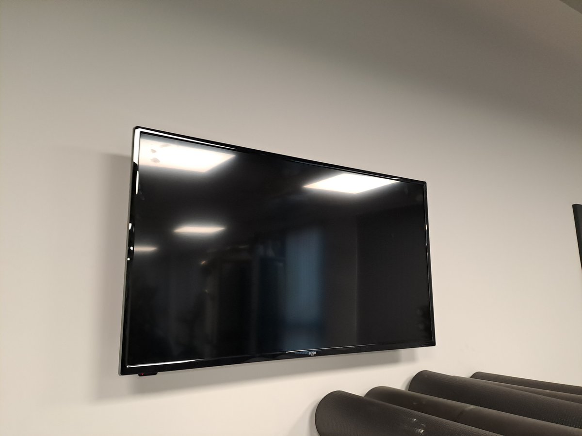 We are listening to our users.... You asked for TV's, we gave you TV's! 📺
3 new TV's fitted this week in the health &amp; Fitness suite, conference room and enterprise room.