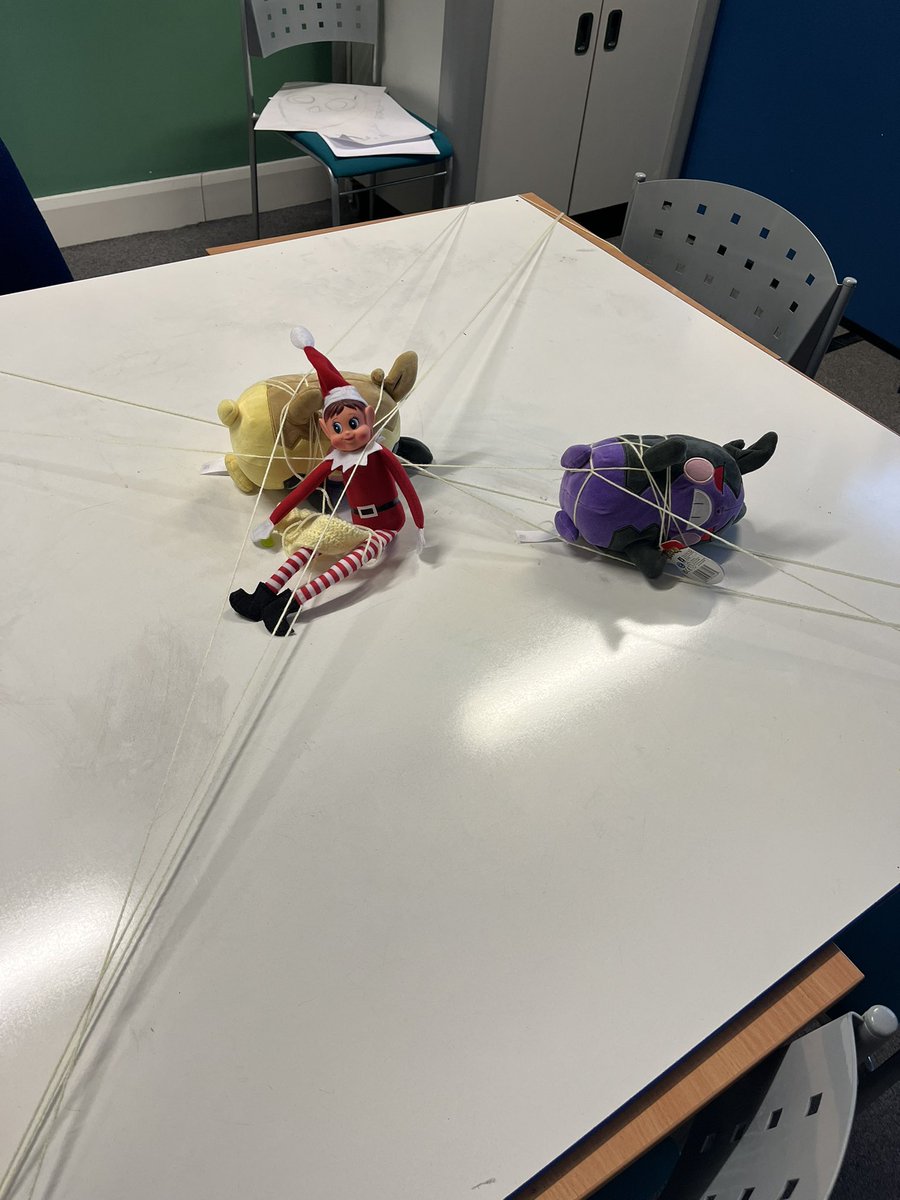 PartnershipRM's tweet photo. Our elves have been up to mischief again. Still investigating the culprit. Current suspects include @natasha_damree and @RIT_Dir_Sch_Imp

@RivermeadTrust @RivermeadSchool 
#ElfOnTheShelf https://t.co/glSez5QG57