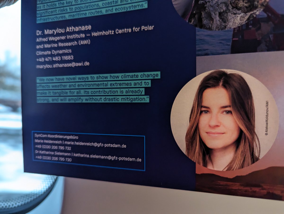 Erstleser unseres Science-Policy-Handouts ist Anton Hofreiter, Vorsitzender des Europaausschusses im Bundestag, der mit uns im ICE fährt: 'The contribution of climate change to environmental and weather extremes is already strong and will amplify without drastic mitigation.'