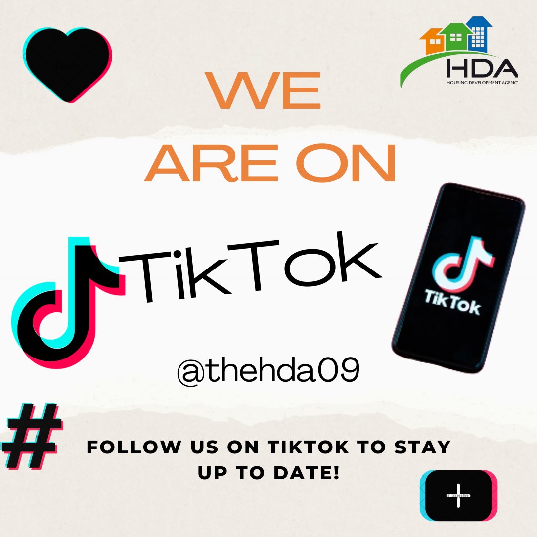 the_hda's tweet photo. HDA has joined TikTok! Follow our page for exclusive updates and professional insights, redefining the housing narrative. #HdaAtWork #HDAonTikTok #HousingTheNation https://t.co/0XxHBmEJfQ