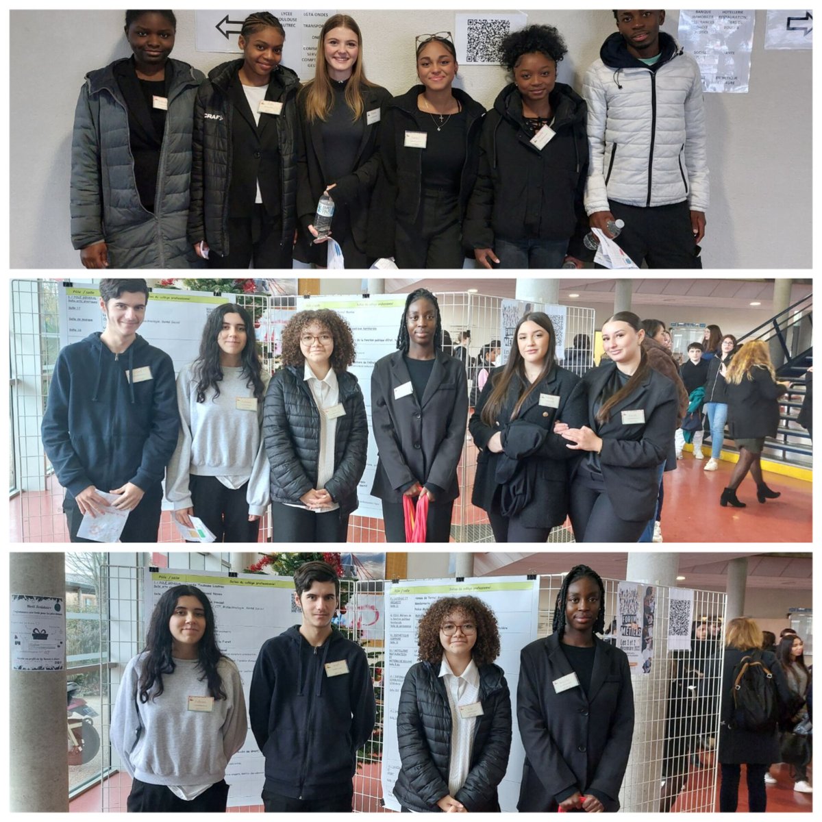 Belle affluence au @CollègeJeanDieuzaide pour une nouvelle édition du forum des formations et des métiers du bassin nord toulousain. Merci à nos élèves de 1ère Pro Métiers de l'Accueil pour l'accompagnement des élèves de 3ème sur ce forum et à leur professeurs
