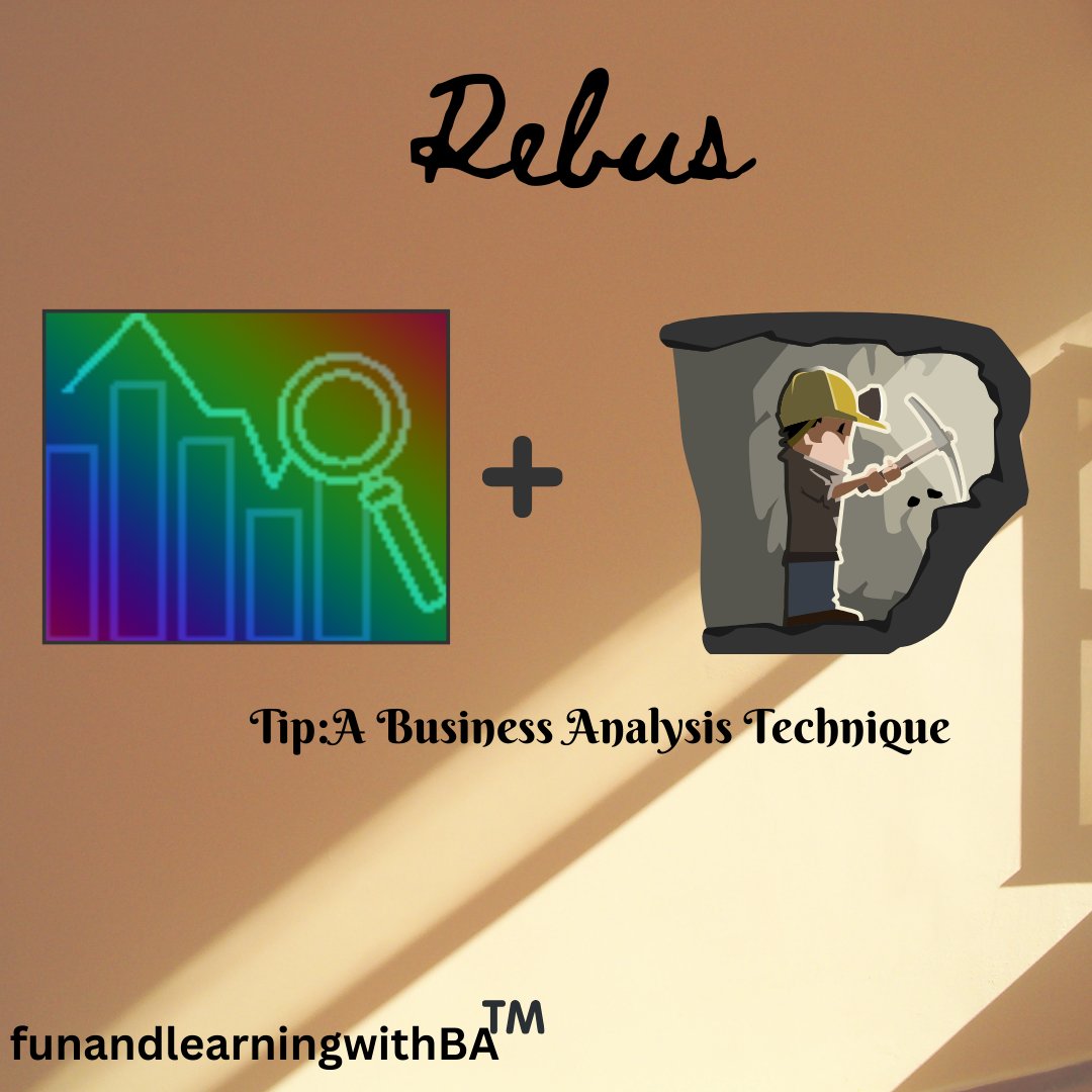 funandlearnBA's tweet image. Can you decipher what BA technique this is? #businessanalysis #BAtechniques #funandlearningwithBA #BABOK #iiba #businessanalyst #puzzles