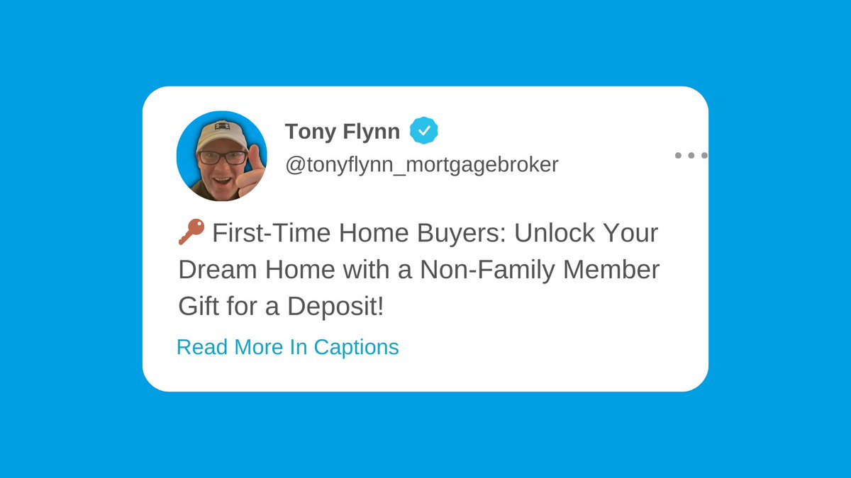 🏡 Dreaming of your first home but short on deposit? 🤔 I recently helped a client buy their first home with a non-family member gifted deposit. Yes, it's possible! Let's debunk the myths and explore your options. 🚀

#InnovativeFinancing

🔗 tfmortgages.co.uk