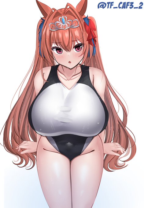 #ウマ娘 

競泳水着ダスカ 