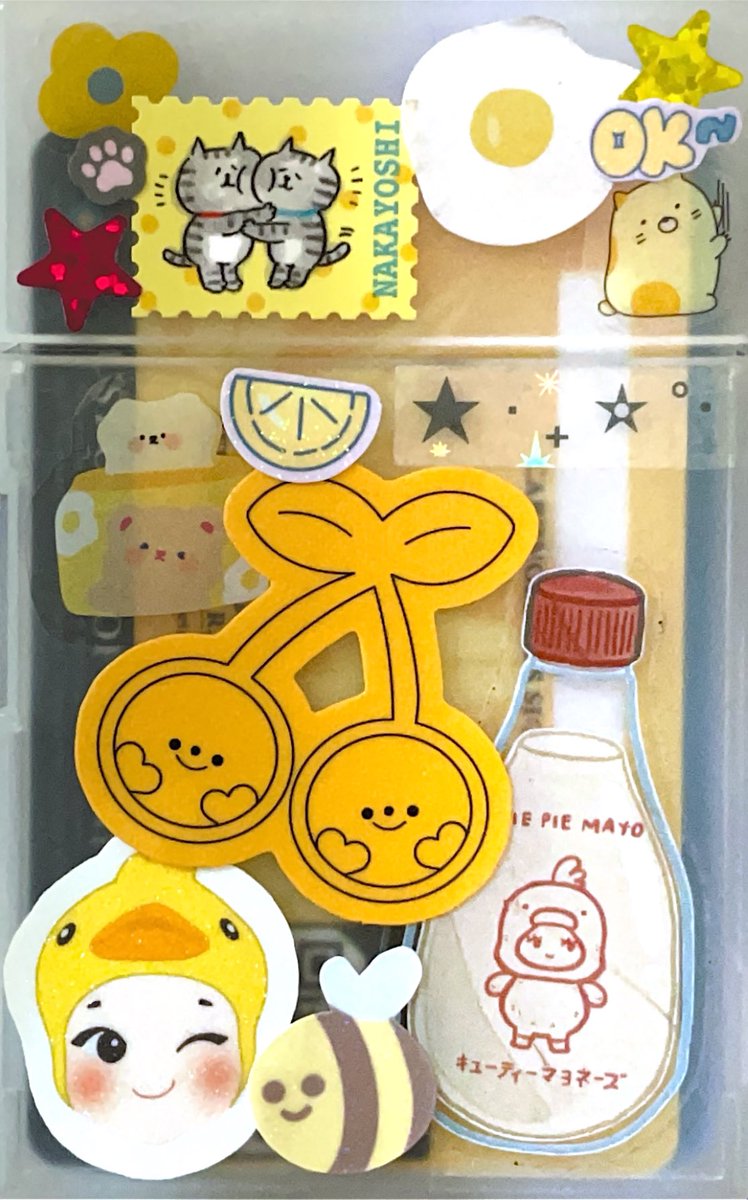 my muji card holder so far ⋆ ˚。⋆