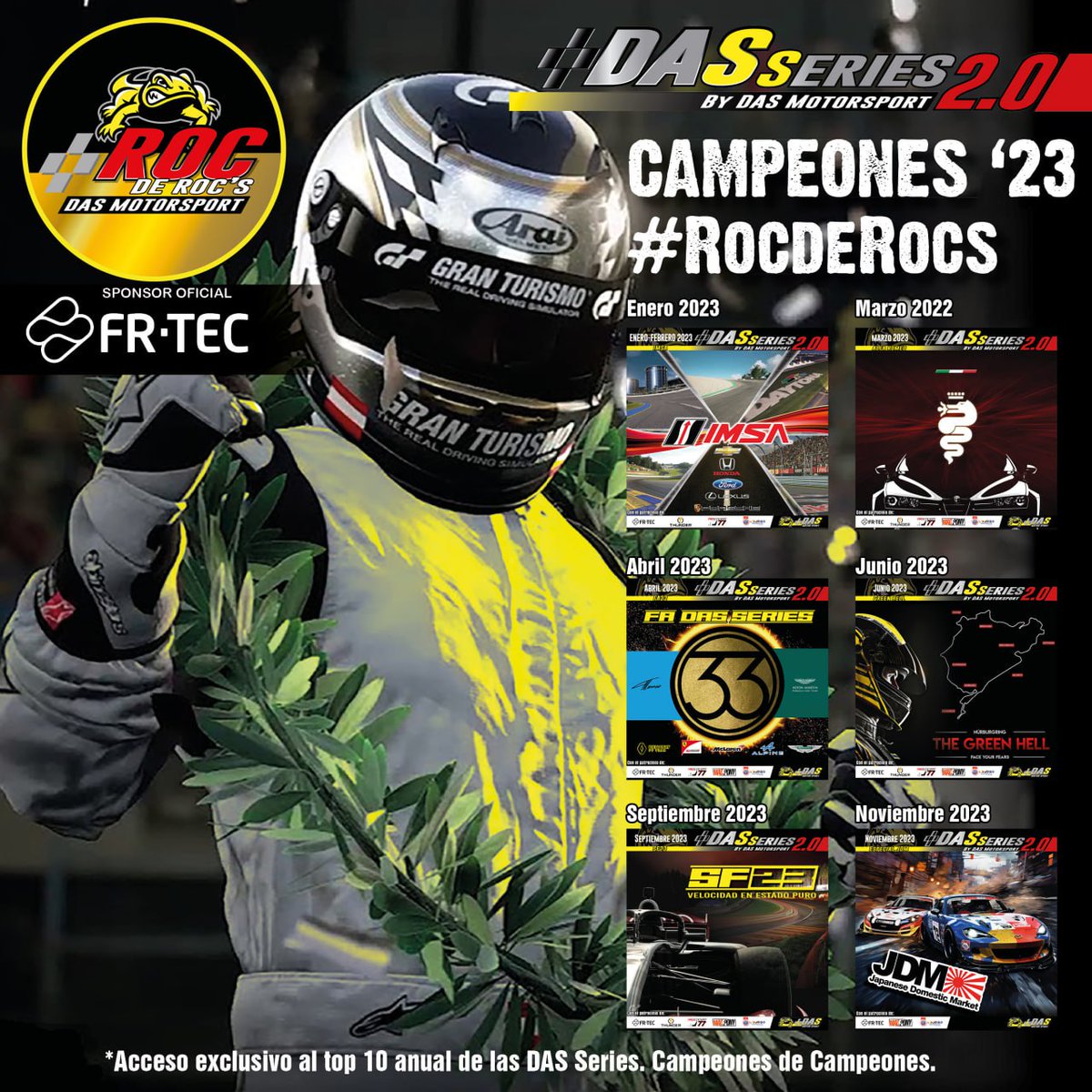 ✏️ Toma nota

Este Jueves vamos a tener la ROC de ROC's más especial hasta la fecha. 

🕕 Hoy a partir de las 18:00 iremos soltando infornación.

⚠️ Si llegamos a 50 Repost's, lo vereis antes. No seréis tan osados, ¿no?

👇Deja en comentario qué crees que será.

#beDAS