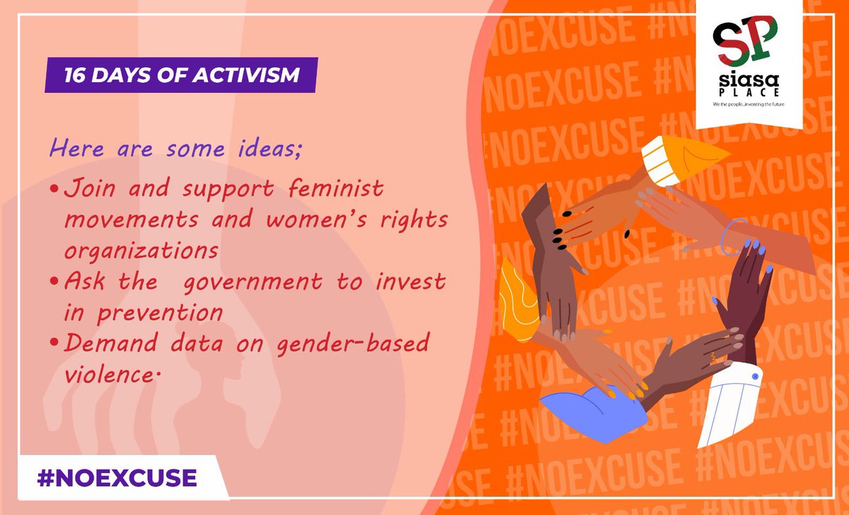 Day 10 of #16DaysOfActivism How can YOU 🫵🏾 help prevent and end gender based violence? #InvestToPrevent #NoExcuse