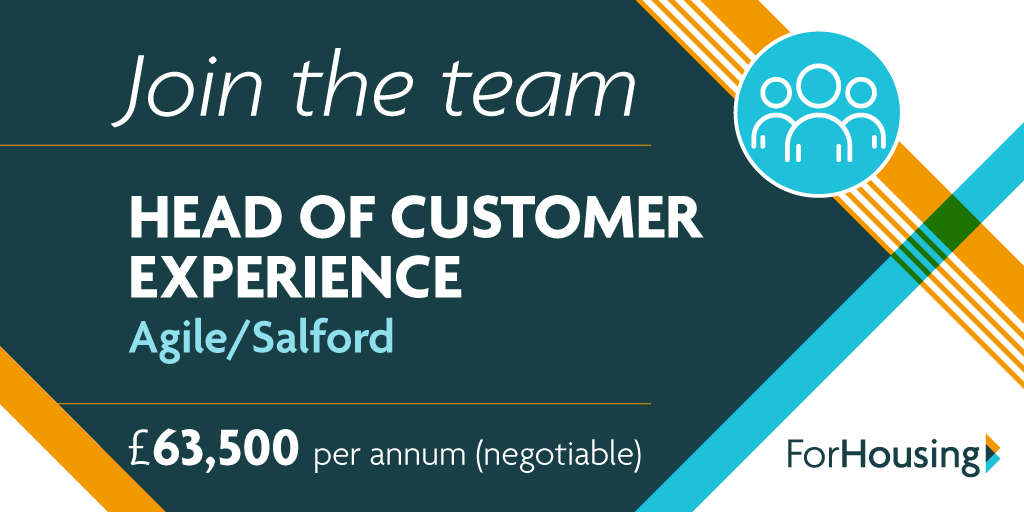 We are looking for a new Head of Customer Experience. 

You will build, lead, and deliver a sector-leading complaints service, prioritising customer experience and ensuring compliance with the Housing Ombudsman’s Complaint Handling Code.

Apply now!
bit.ly/3RmNdso
