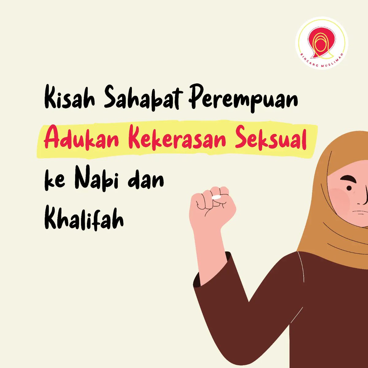 Binc4ngMuslimah's tweet photo. Terdapat kisah dari sahabat perempuan telah mencontohkan untuk berani bersuara dan mengadukan kekerasan yang dialami.
Ayo.. Berani Bersuara !!
#HAKTP #16HAKTP #Kekerasanseksual #KDRT #sahabatperempuan #nabi
- A thread
1/7 https://t.co/pTLur9GOHG