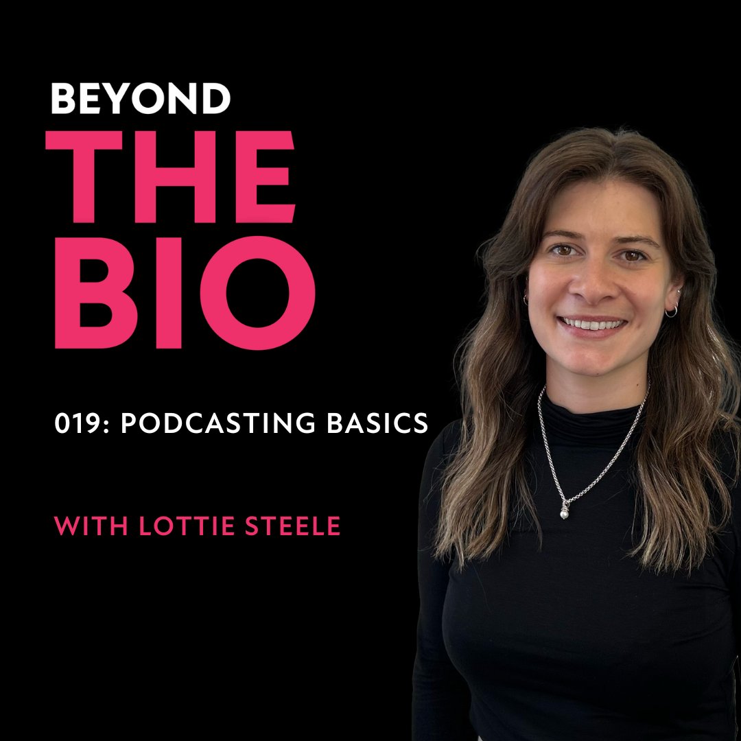 This week's Beyond the Bio is out now!

In this episode, <a href="/Moja_Sophie/">Sophie Milliken MBE</a> catches up with Moja's Podcasting and Marketing Executive; <a href="/LottieS_Sounds/">Lottie Steele</a>. They go talk about the basics of podcasting, and everything you need to know before starting one. 

#podcast #podcasting #beyondthebio