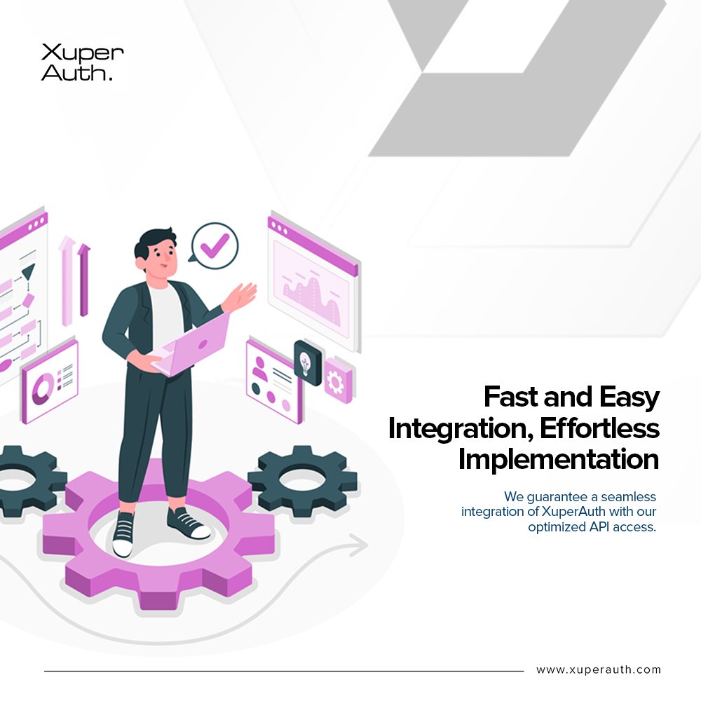 Xuperauth's tweet image. The efficiency of your product is our ultimate goal at XuperAuth.
We provide tailored solutions to meet your product's needs and guarantee seamless integration & effortless implementation.
To get started with XuperAuth's APIs and SDKs visit xuperauth.com
#web3solution