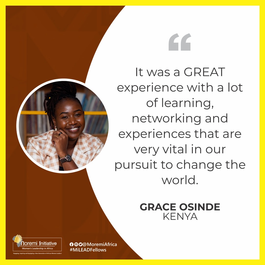 MoremiAfrica's tweet photo. Our MILEAD fellow expresses the heart of our mission.

#MILEAD #MILEADFellows #MILEAD2023 #MILEADExperience #ThePowertoLead #YoungWomenLead https://t.co/5eZGvTvVuO