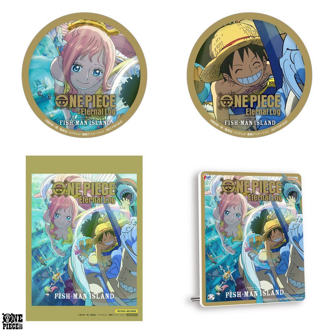 ワンピース エターナルログ　ルフィしらほし 缶バッジ 特典 楽天 魚人島 ワンピース エターナルログ ルフィしらほし 缶バッジ 特典 楽天 魚人島