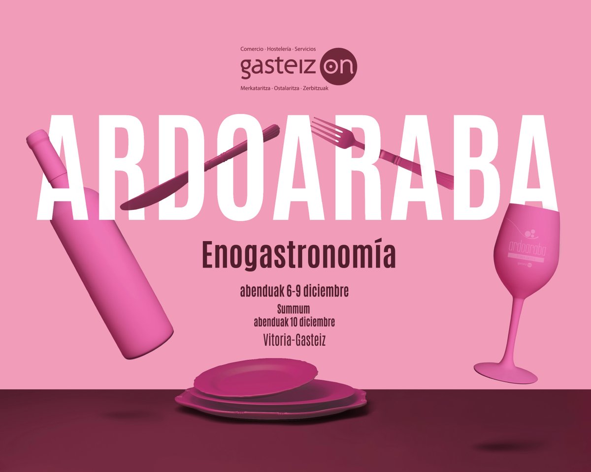 ABRA_Vino's tweet photo. Este puente de diciembre tienes una cita en @Ardoaraba 

Gasteiz vuelve a convertirse en la capital de la enogastronomía. Una excusa perfecta para disfrutar junto con familia y amigos de los mejores vinos con productos de kilometro 0 de Euskadi.

#FONDOSFEADER #ardoaraba https://t.co/IRPQON7ifH