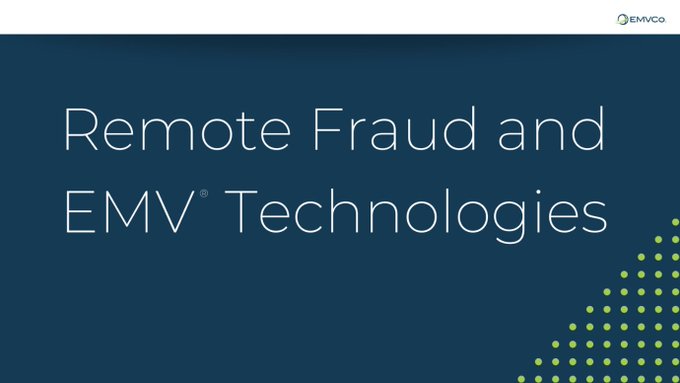📰 This #EMVInsights post explores the rise of remote #paymentfraud and why it matters. Read the post to learn how EMV® Technologies can be used to combat remote #paymentfraud without compromising the customer experience.

👉 bit.ly/3EWyDRu