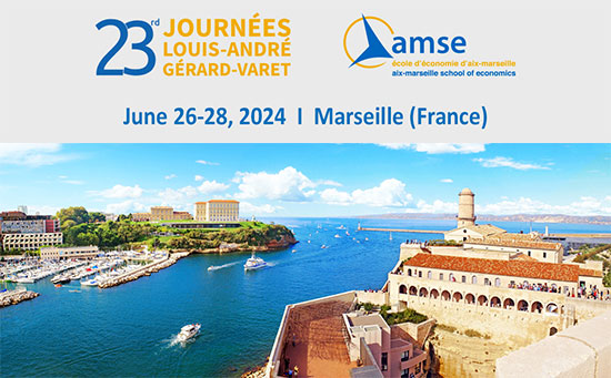 amseaixmars's tweet photo. 📢 Call for Papers ! 23rd edition of the #LAGV
📅June 26-28, 2024
🗣️Barbara Petrongolo/ @UniofOxford, Oded Galor/@BrownUniversity , Yves Zenou/ @MonashUni

➡️https://t.co/CTSZiUOYMk
⚠️Submissions are open until March 1, 2024.

© Photo by lamax/on Adobe Stock https://t.co/7lsJLXc515