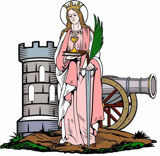 Happy St Barbara's day! Her patroness extends to many who are in danger of sudden death, including firefighters, sailors, armourers, #militaryengineers, gunsmiths, #tunnellers and #miners ⚒️🫡 @Proud_Sappers @29eod @101EngrRegt @12_FS_Engr @MilGeoscience @GeolSoc @BritGeoSurvey
