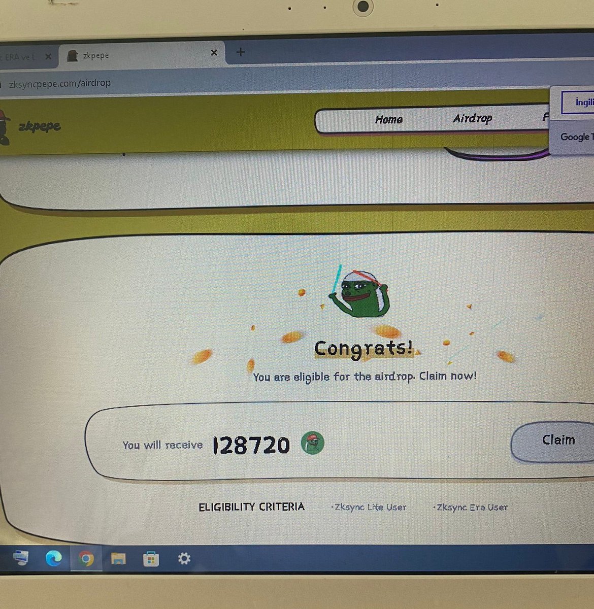 CarolEa77536360's tweet photo. 🎉 AIRDROP ALERT 

#ZkPepe has a sweet airdrop 

Check if you are eligible 👇🏾
 https://t.co/GmM7fcSp7w

#Airdrop $USDT #bitcoin $ETH $BNB #AAVE #crypto #opensea #Trustwallet #Layerzero #BAYC #CELESTIA $MATIC #memecoin #GALXE #okx #NFT $TIA $ADA #memeland #kucoin #altcoin #zkSync https://t.co/8VruFN5Mma
