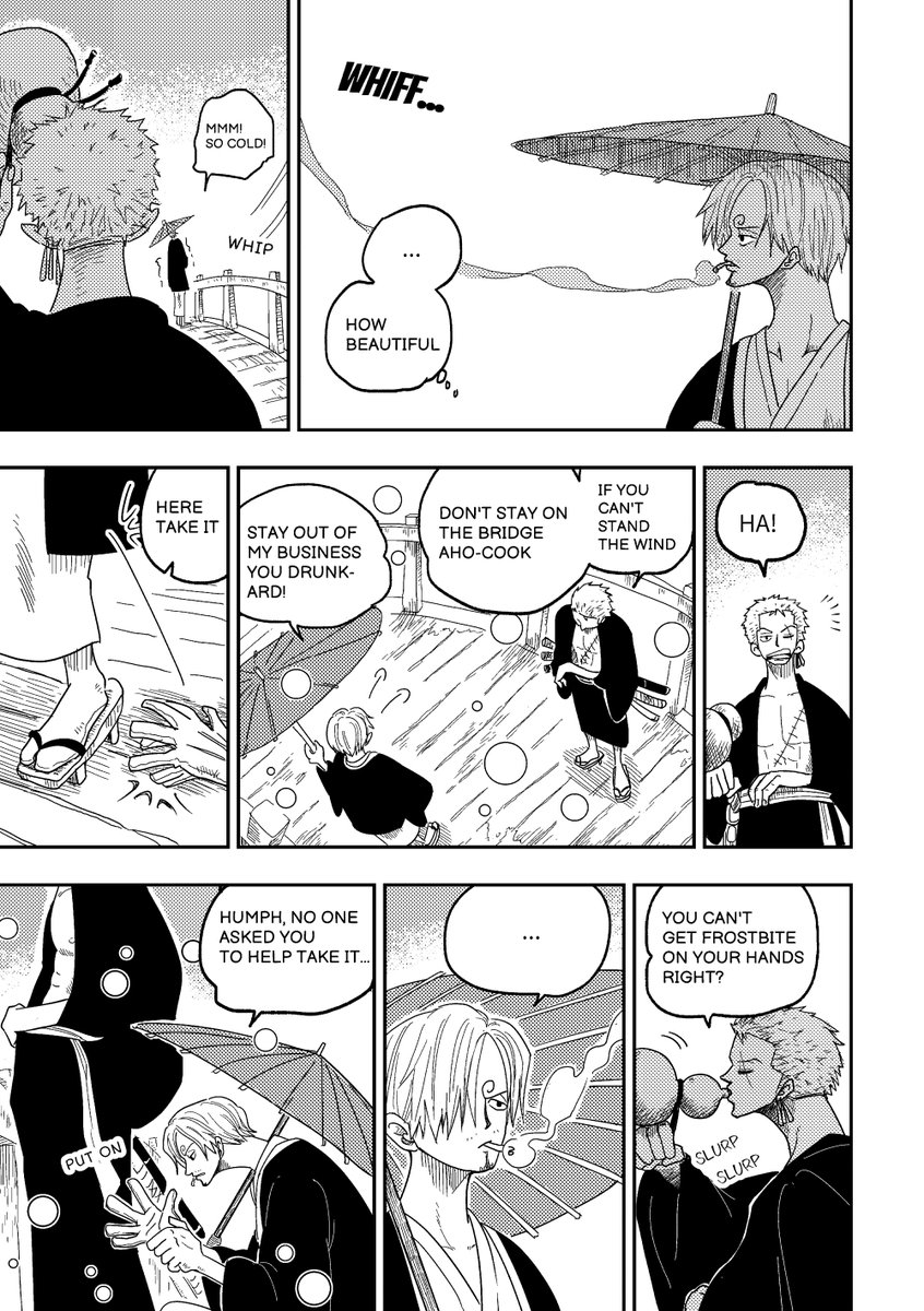 BaiZ___'s tweet photo. #zosan #ゾロサン #zs
【English ver.】Snowfall
* A 2018 work created before the Wano arc came out

https://t.co/Mw0BeXILt9 https://t.co/YF7tWR6xaM