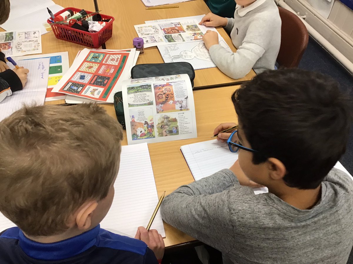 ClaphamTerrace1's tweet photo. Year 4 kicking their week off with some nursery rhymes. We will be finding out the true meanings of these nursery rhymes and where they came from. #wholeclassreading #nurseryrhymes https://t.co/AUUI0s7gZl