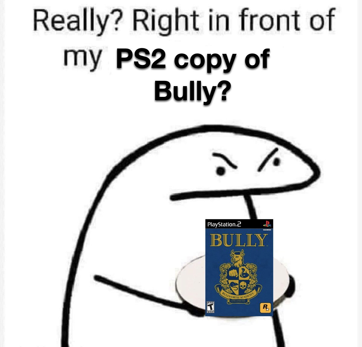 From a fan of Bully on Twitter! Seriously Rockstar Games must to
