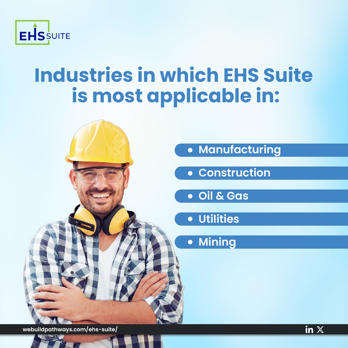 EhsSuite's tweet photo. Unravel the dynamics of @EHSSuite built for your business's healthy, safe and sound environment.

#ehssuite #ehssuitesoftware #workplacesafety #SafetyFirst #environmenthealthandsafety #compliance #EHSManagement #RiskManagement  #EHSInnovation #Sustainability #EHSSolution https://t.co/gJ9s1ob7D8