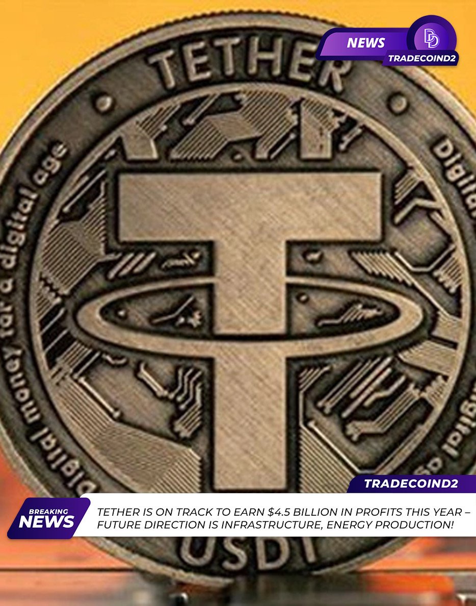 CryptoSignalsD2's tweet photo. Paolo Ardoino is now Tether's CEO, transitioning from #CTO on December 1 as part of the company's diversification plan. #Tether expects $4.5 billion in profits this year, with Ardoino outlining upcoming product changes and the company's direction. https://t.co/wAZJi35imN