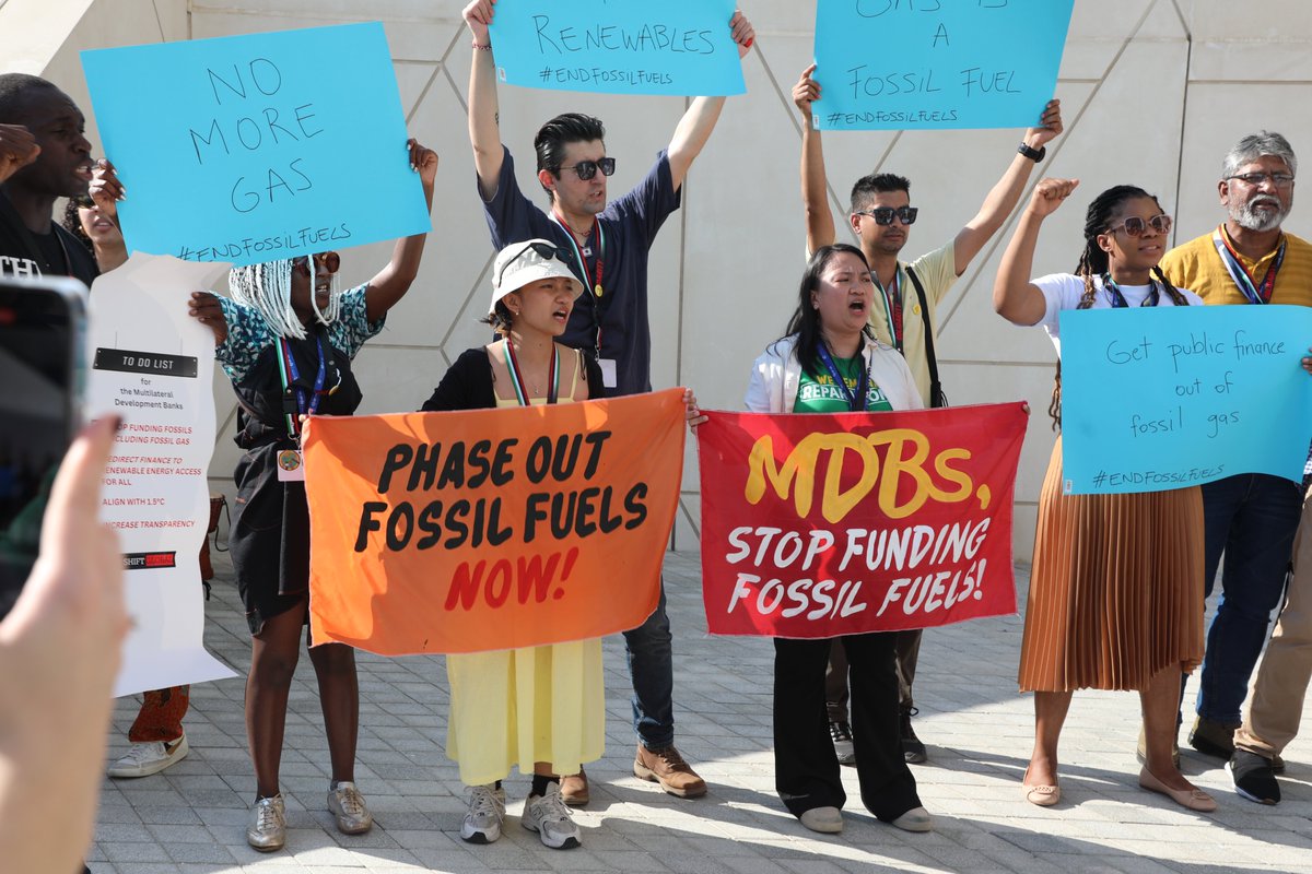 Civil Society's Unequivocal Stand: No False Solutions, No Fossil Fuel Expansion 🚨📢 MDBs must stop financing #fossilfuel projects. The time for false promises and empty gestures is over. We demand real action & solutions and a commitment to #climatejustice. #COP28