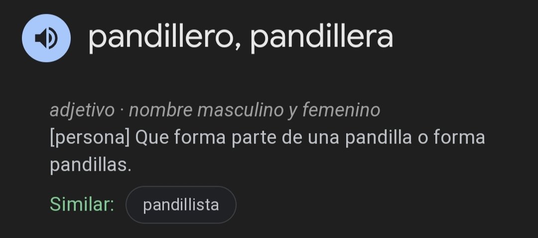 Rubbyrobbin_'s tweet image. Solo pongo la definición para que algunos aprendan a hablar con propiedad. Si Naomi es pandillera el resto también lo son. Y si lo que buscáis es otra definición buscad la palabra adecuada. #GHVIPDBT12 #GHVIP4D