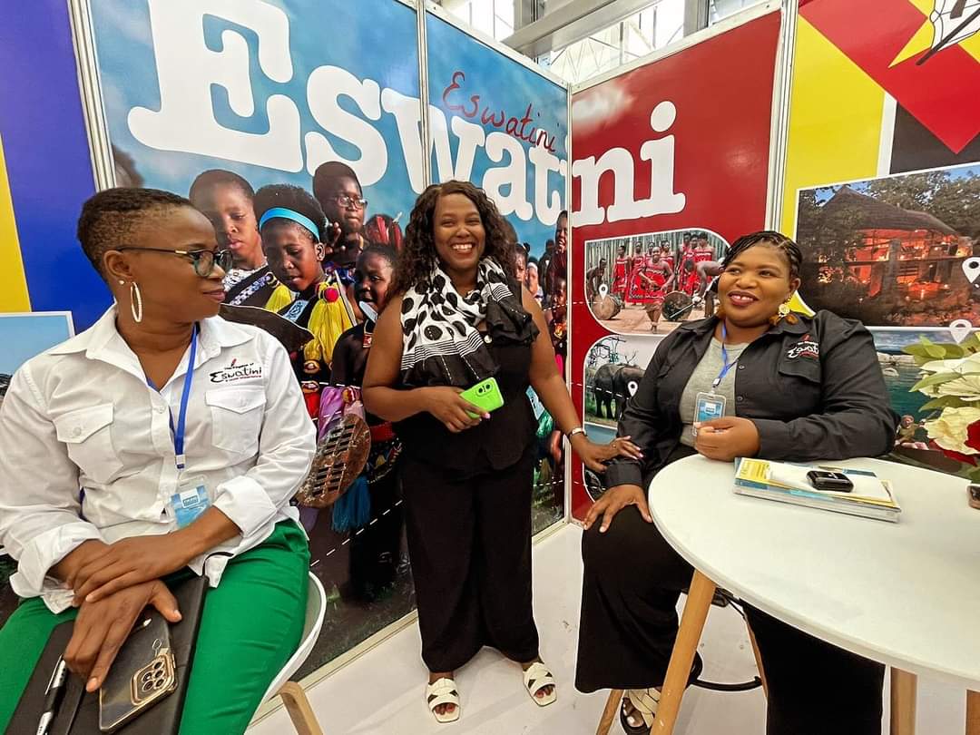 eswatinitourism's tweet photo. Triland stand wins best International stand at Fikani Tourism Expo 2023🥇🏆🥇!
Well done to all the Triland partners @mpumalangatourism and @mozambiquetourismauthority
#triland #fikanitourismexpo #chooseeswatini 🇸🇿 #loveeswatini #eswatinihasmore #pholaeswatini https://t.co/nAjMUGwlp5
