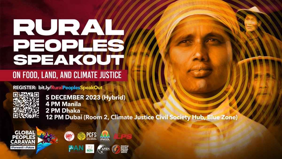 PCFSGlobal's tweet photo. HAPPENING TOMORROW! REGISTER NOW 👉 https://t.co/uMOOqCv22g
🇦🇪 12 PM Dubai @ Room 2, CJCS Hub, Blue Zone
🌏9AM CET / 11AM Amman & Kampala / 2PM Dhaka / 4PM Manila
Join our hybrid webinar as we #ForwardTheFuture to radically transform #OurFoodSystems as a climate solution! https://t.co/zq38aAVgFL