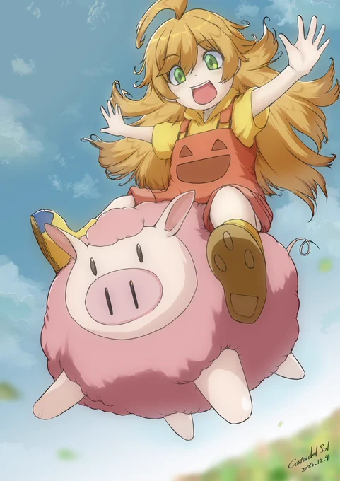 甘々と稲妻犬塚つむぎ最近の休みはアニメ見てぐ～たらしてます^^「ばらかもん」と「であいもん」も描いてみようかな!#甘々と稲妻 #犬塚つむぎ #クリスタ #絵描きさんと繫がりたい 