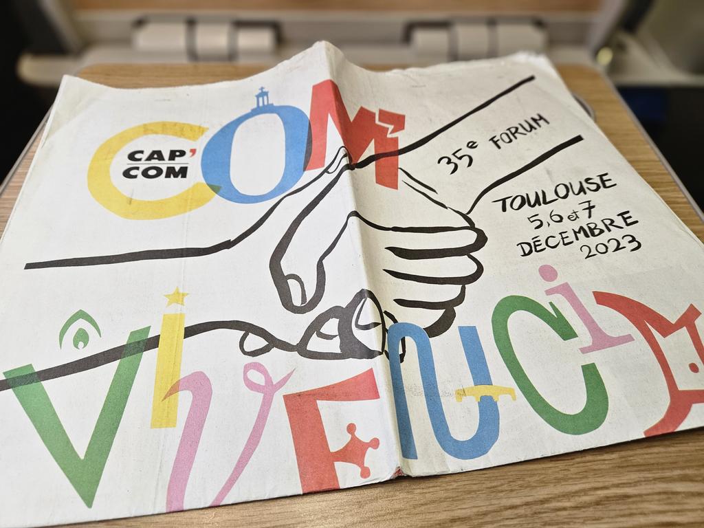 GwennAdu's tweet image. En route pour la Com'vivencia ! Direction @Toulouse pour le Forum #CapCom23 et vivre de belles rencontres pro et des échanges autour des thématiques com du moment. On s'y croise ?