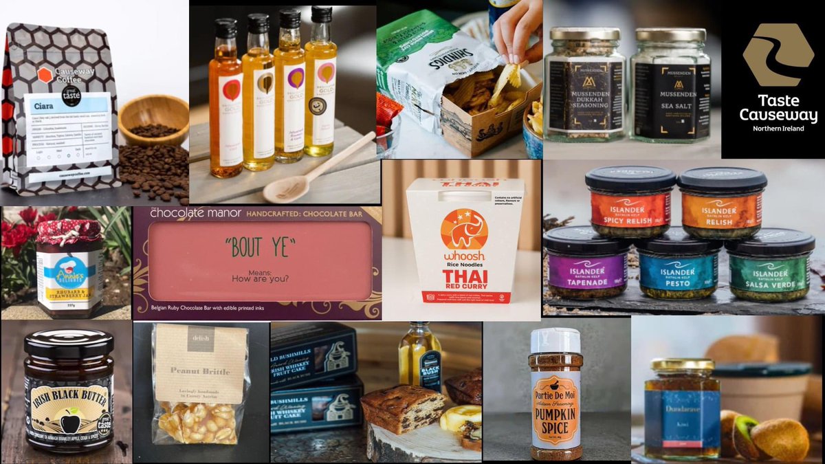 Support our local producers this Christmas with a gift of a Taste Causeway Hamper. Available in various sizes or customised to order Local home delivery, UK wide postage or Click and Collect. Further info tastecauseway.com/shop