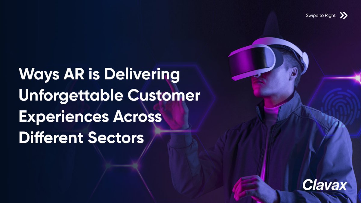 Clavax's tweet image. Is your business ready to unlock the future of customer experience?
Let AR do the wonders to deliver exceptional experiences!

Visit: clavax.com

#startups #industry #traveling #TravelTheWorld  #ecommerce #Health #wellness #Publisher #Publishers #publishing