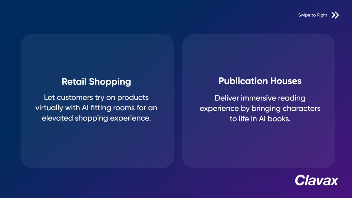 Clavax's tweet image. Is your business ready to unlock the future of customer experience?
Let AR do the wonders to deliver exceptional experiences!

Visit: clavax.com

#startups #industry #traveling #TravelTheWorld  #ecommerce #Health #wellness #Publisher #Publishers #publishing