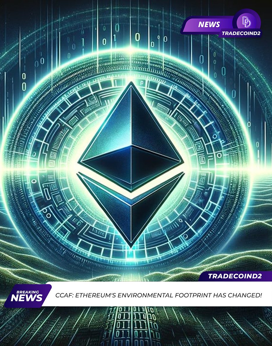 D2TraderCoin's tweet photo. The #Ethereum network's transformation, known as The Merge, signifies a significant shift in #blockchain energy use. A report by the Cambridge Center for Alternative Finance details Ethereum's ecological footprint, marking a pivotal change in the digital asset ecosystem. https://t.co/xWarUkgxvg