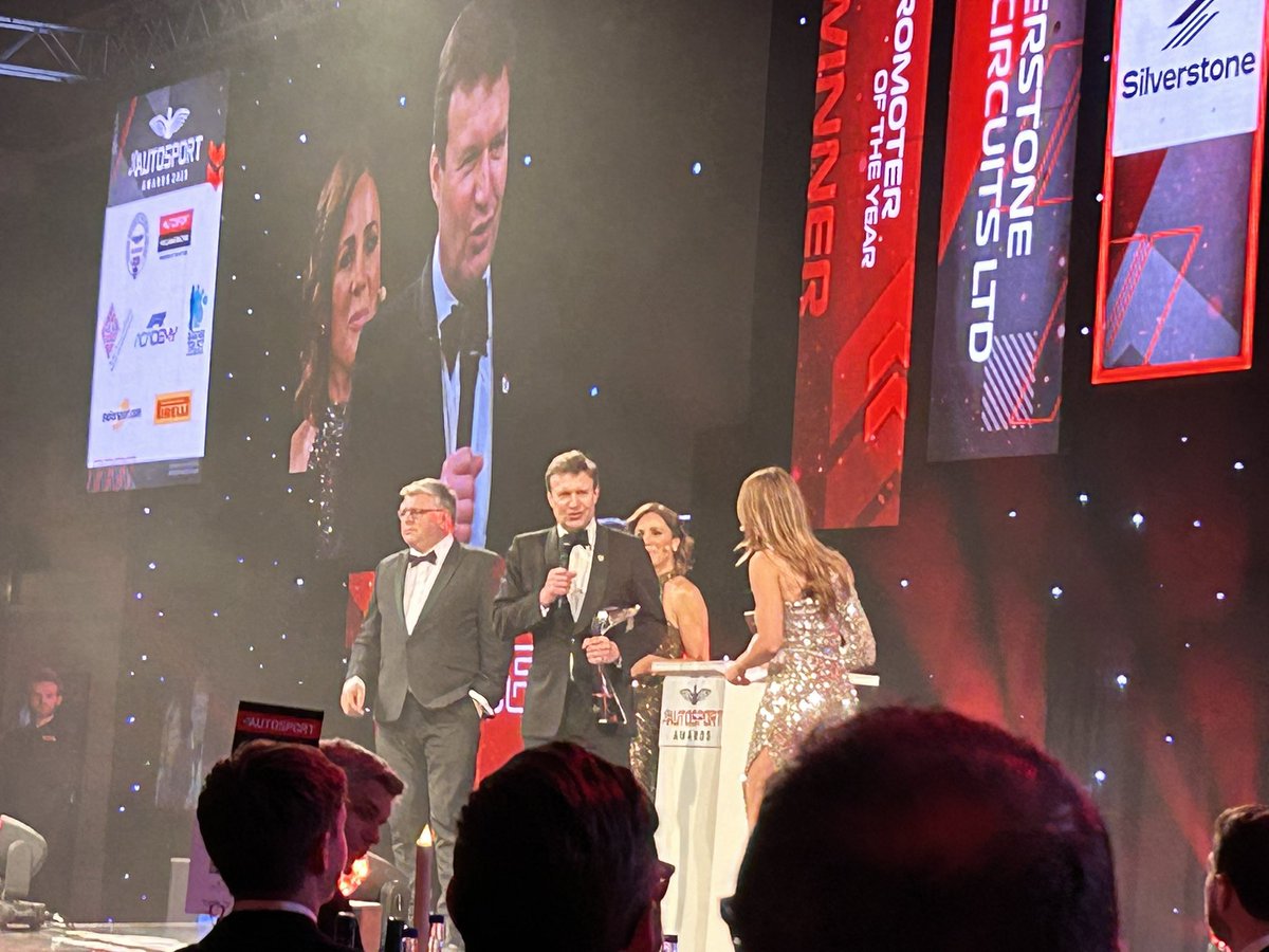 thisisladyt's tweet photo. Congratulations to the @SilverstoneUK team for winning Promoter of the Year at the Autosport Awards 2023 - the biggest crowd in F1 history and highest satisfaction rates! #AutosportAwards https://t.co/K0LqsxFqJW