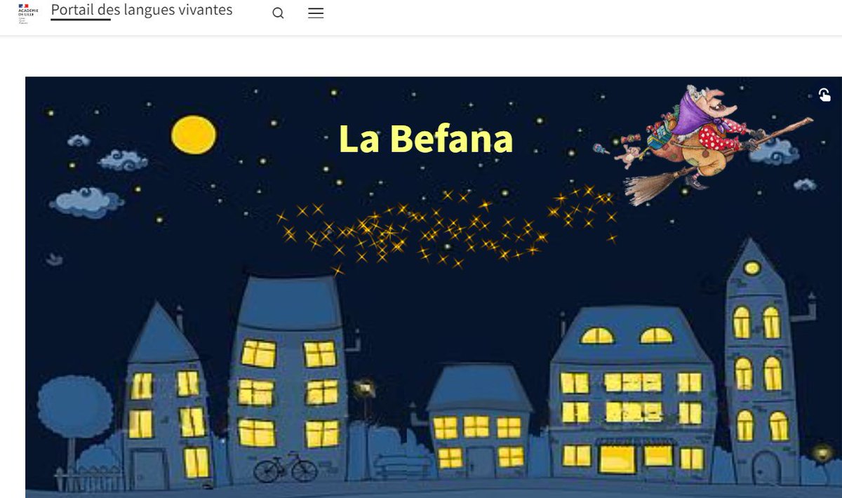 LV_edu_num's tweet photo. [#BuonNatale🎅] @aclillepropose une séquence en 🇮🇹 sur le thème de la Befana pour des 5emes ➡️ https://t.co/ZEsrD0GQ0G https://t.co/3KtkSzZsh1