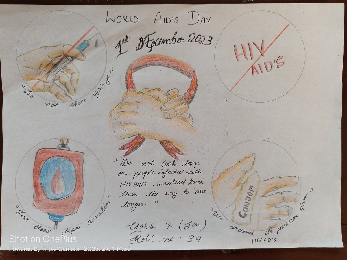 EMRS_Gamnom's tweet photo. Painting Competition Results on account of #WorldAIDSDay2023
🖼️1st LETVANGLEN CHONGLOI, Class-10 (39)
🖼️2nd NENGNGAINEM MISAO, Class-10
🖼️3rd MANGMINLUN HAOKIP, Class-10
🖼️4th NENGBOITHEM SITLHOU, Class-10 https://t.co/SODXEMzY92