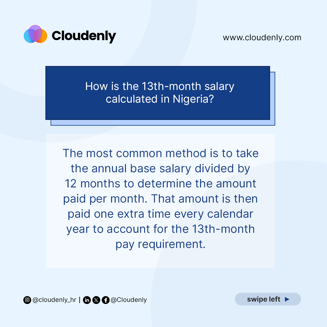 cloudenly's tweet photo. It's that time of the year when this becomes a discuss or concern for most employees.
Did you know about the 13th-month salary before now? Do you receive this in your organization? Tell us in the comments.
#hr #13thmonthsalary #hrinfo https://t.co/7A09LMvUBa