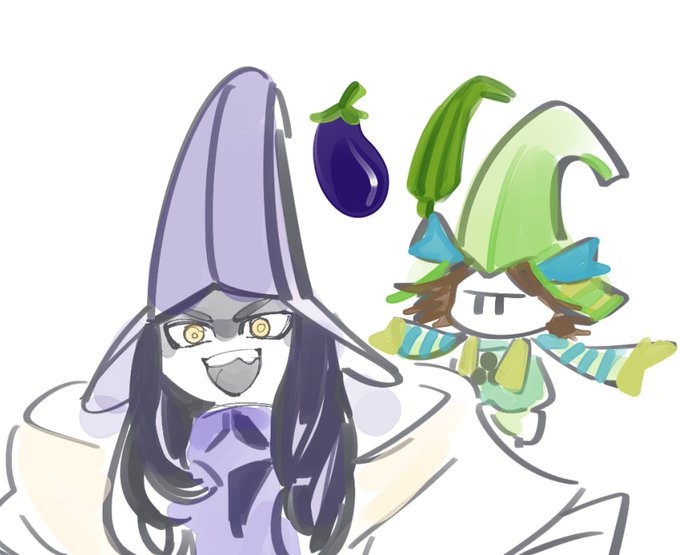 「eggplant long hair」 illustration images(Latest)