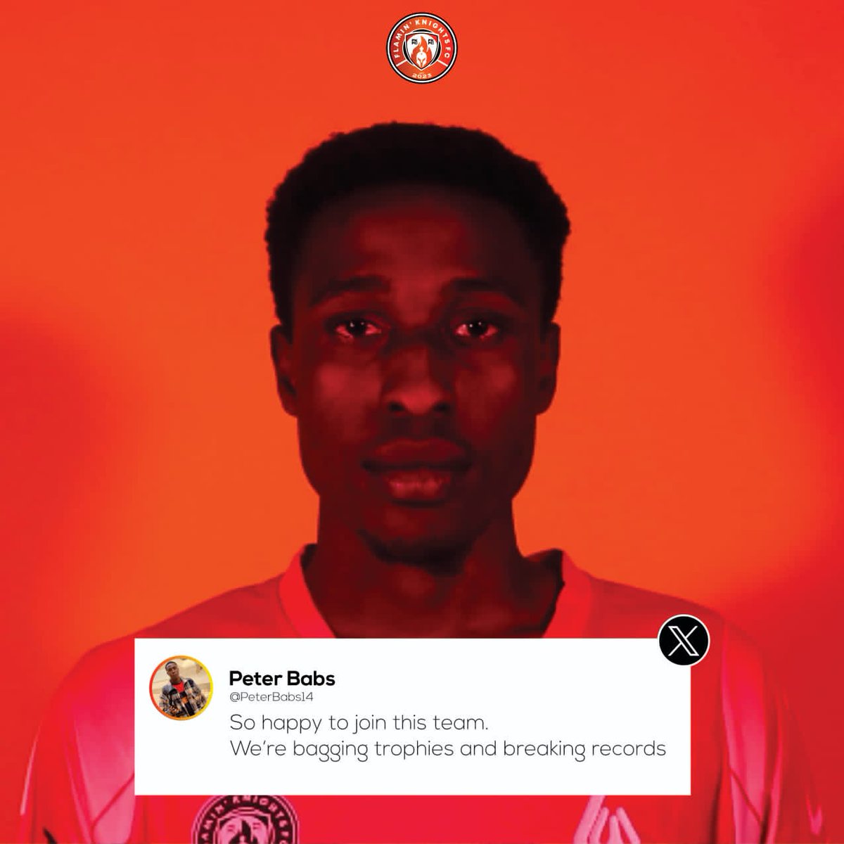 Flaming_Knights's tweet photo. Peter Babs First Word As A Flamer 🔥🔥

Cheetah 🐆🐆🐆

#IgniteTheFire #ComeOnYouFlamers 
#Flamin #flaminknights #fkfc #COYF #peterbabs https://t.co/Xp2CuGV52A