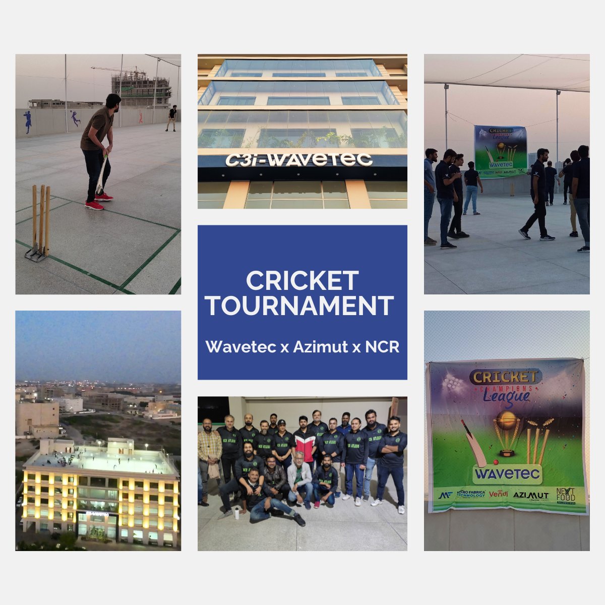 wavetec's tweet photo. Wavetec, NCR, and Azimut faced off in our office cricket tournament, showcasing not just skills but the true spirit of sportsmanship. Safe to say, Wavetec's Cricket Tournament was a hit! 🏏🚀
#Wavetec #CricketTournament #EmployeeEngagement #WorkCulture #Competition https://t.co/VyyKcZuBPz